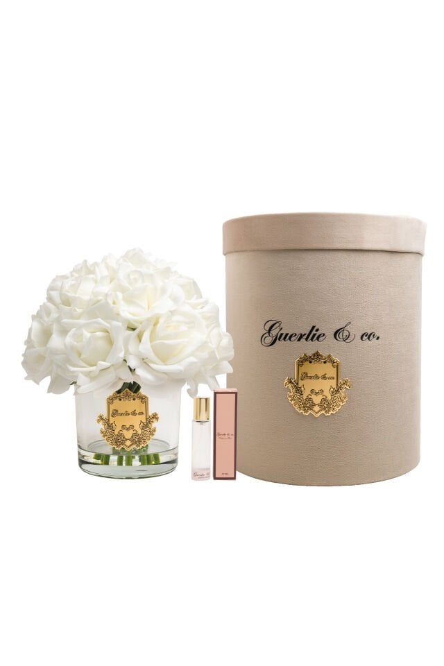 Guerlie&co. Beyaz 15 Gül Gold