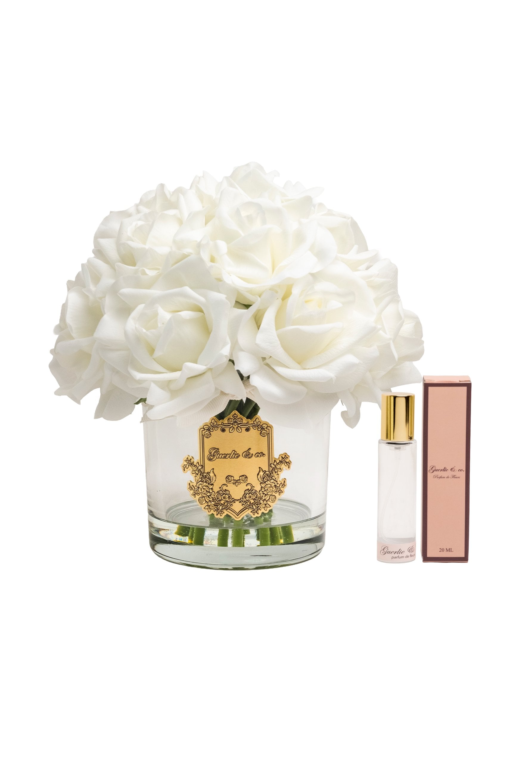 Guerlie&co. Beyaz 15 Gül Gold