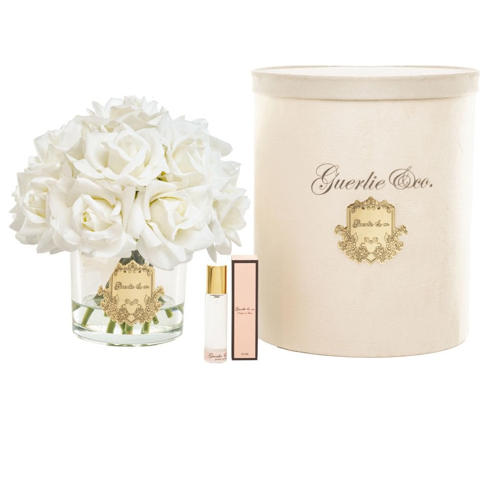 Guerlie&co. Beyaz 15 Gül Gold