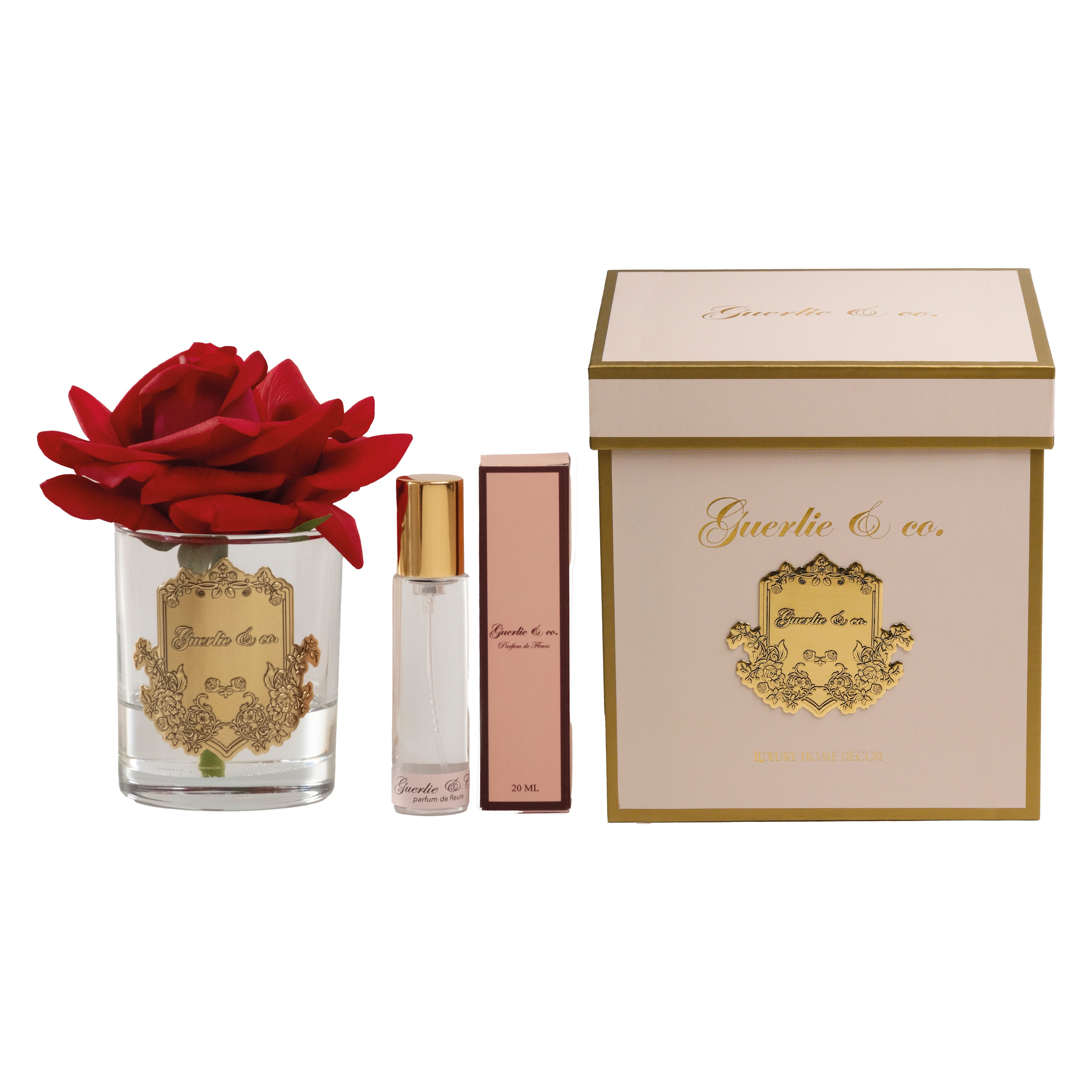 Guerlie&co. Kırmızı Tek Gül Gold