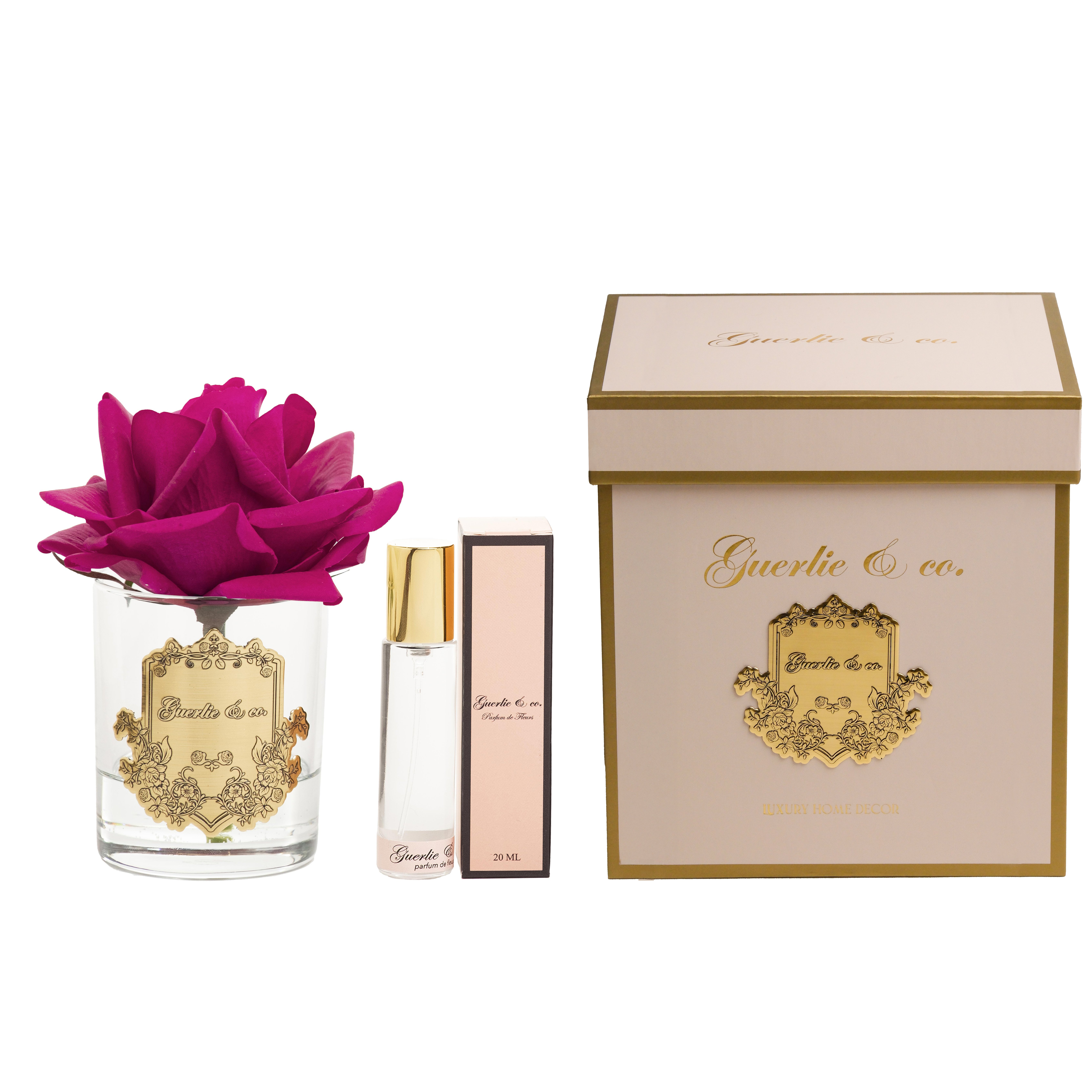 Guerlie&co. Bordo Tek Gül Gold