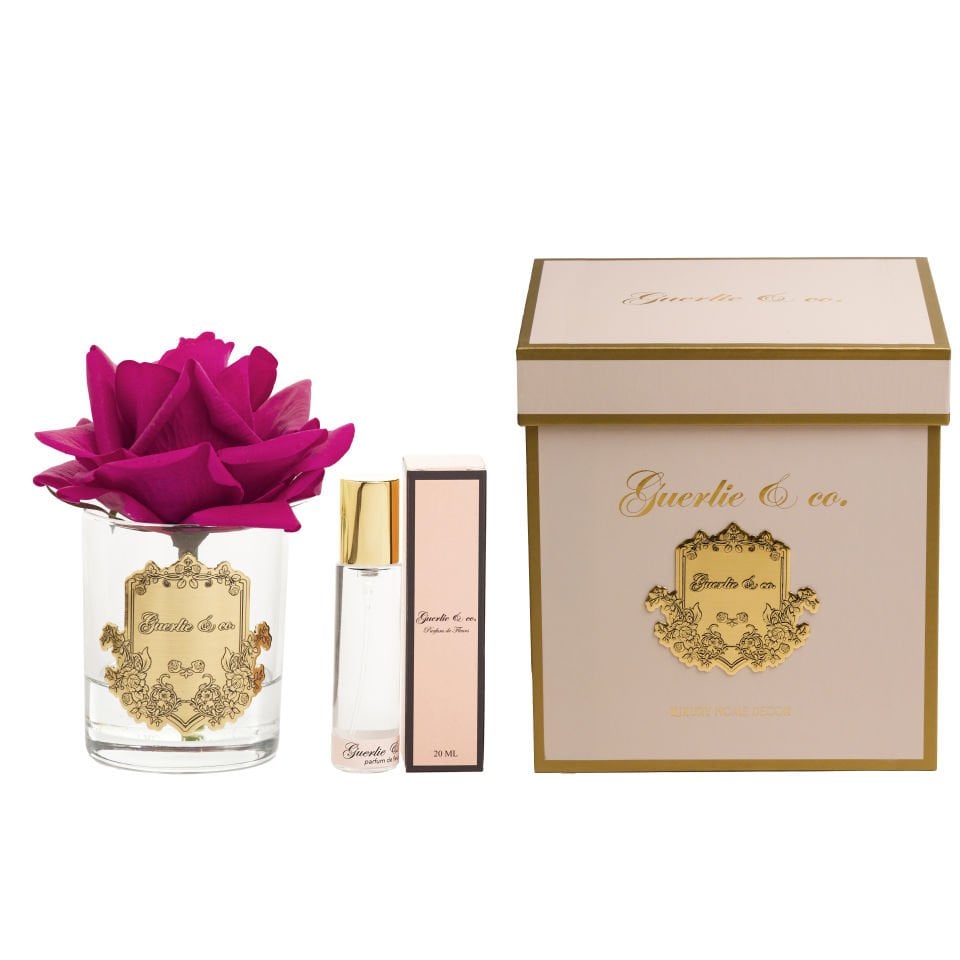 Guerlie&co. Bordo Tek Gül Gold