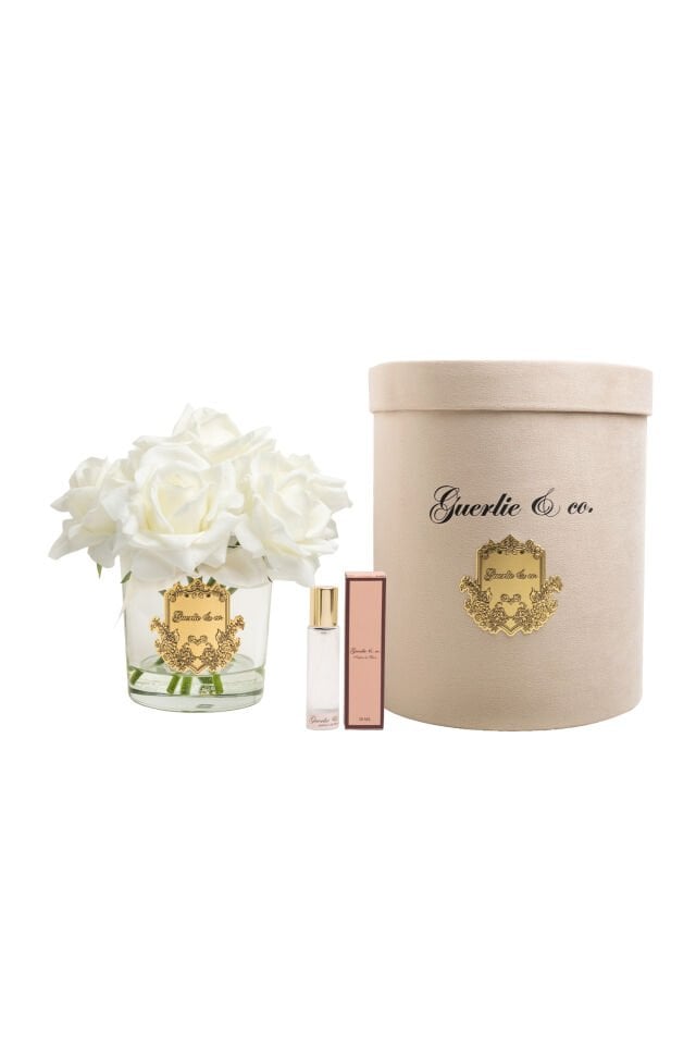 Guerlie&co. Beyaz 7 Gül Gold