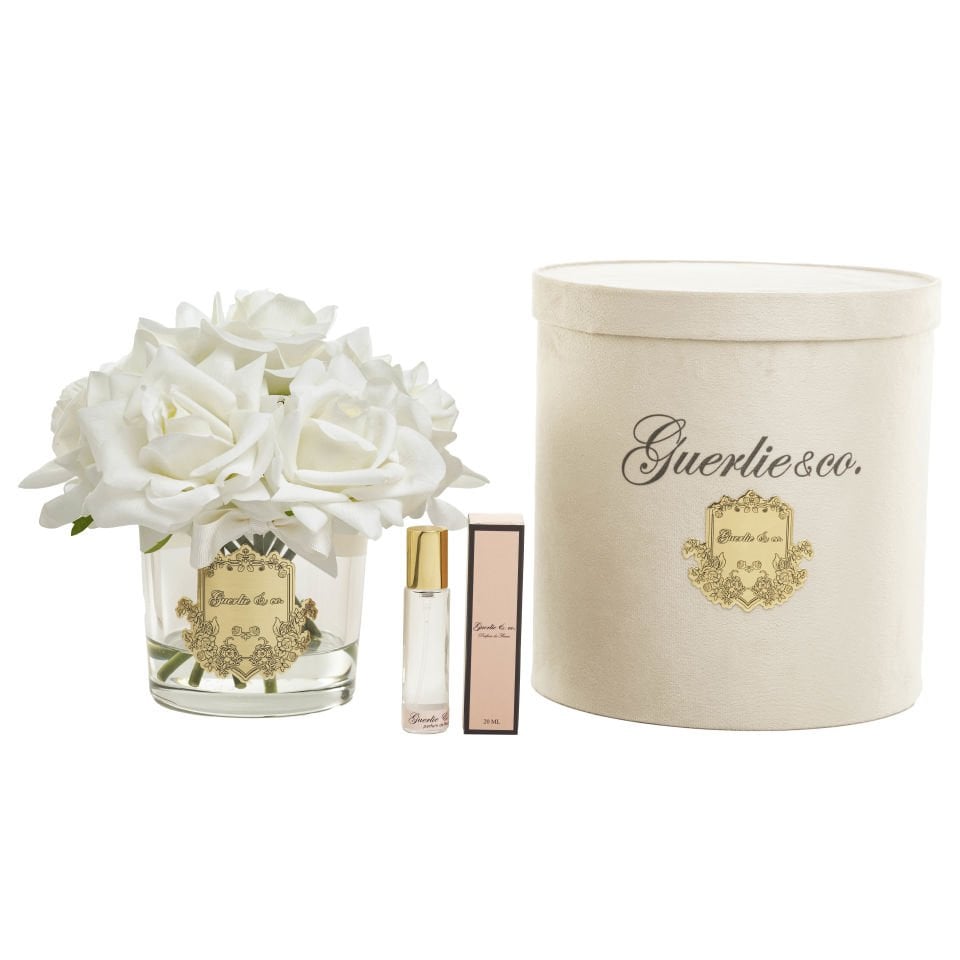 Guerlie&co. Beyaz 7 Gül Gold