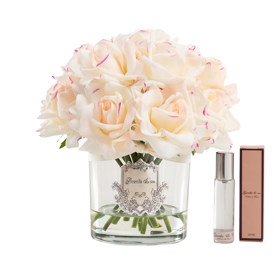 Guerlie&co. Krem Pembe 15 Gül Gümüş