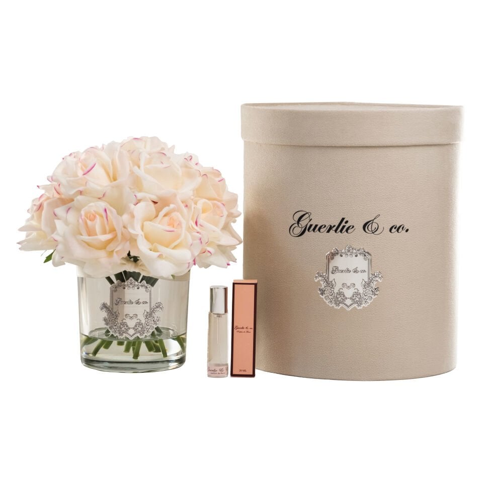 Guerlie&co. Krem Pembe 15 Gül Gümüş