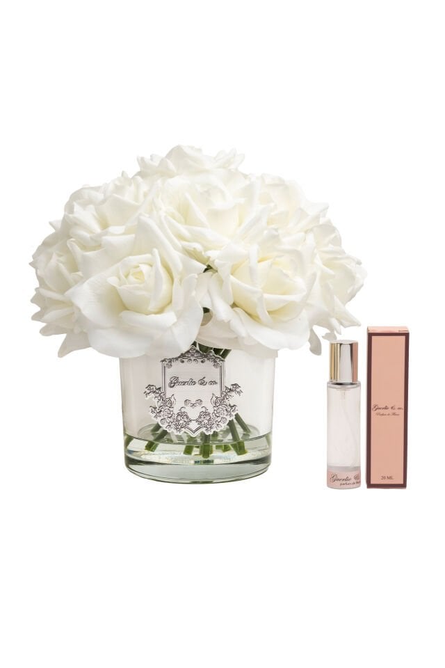 Guerlie&co. Beyaz 15 Gül Gümüş