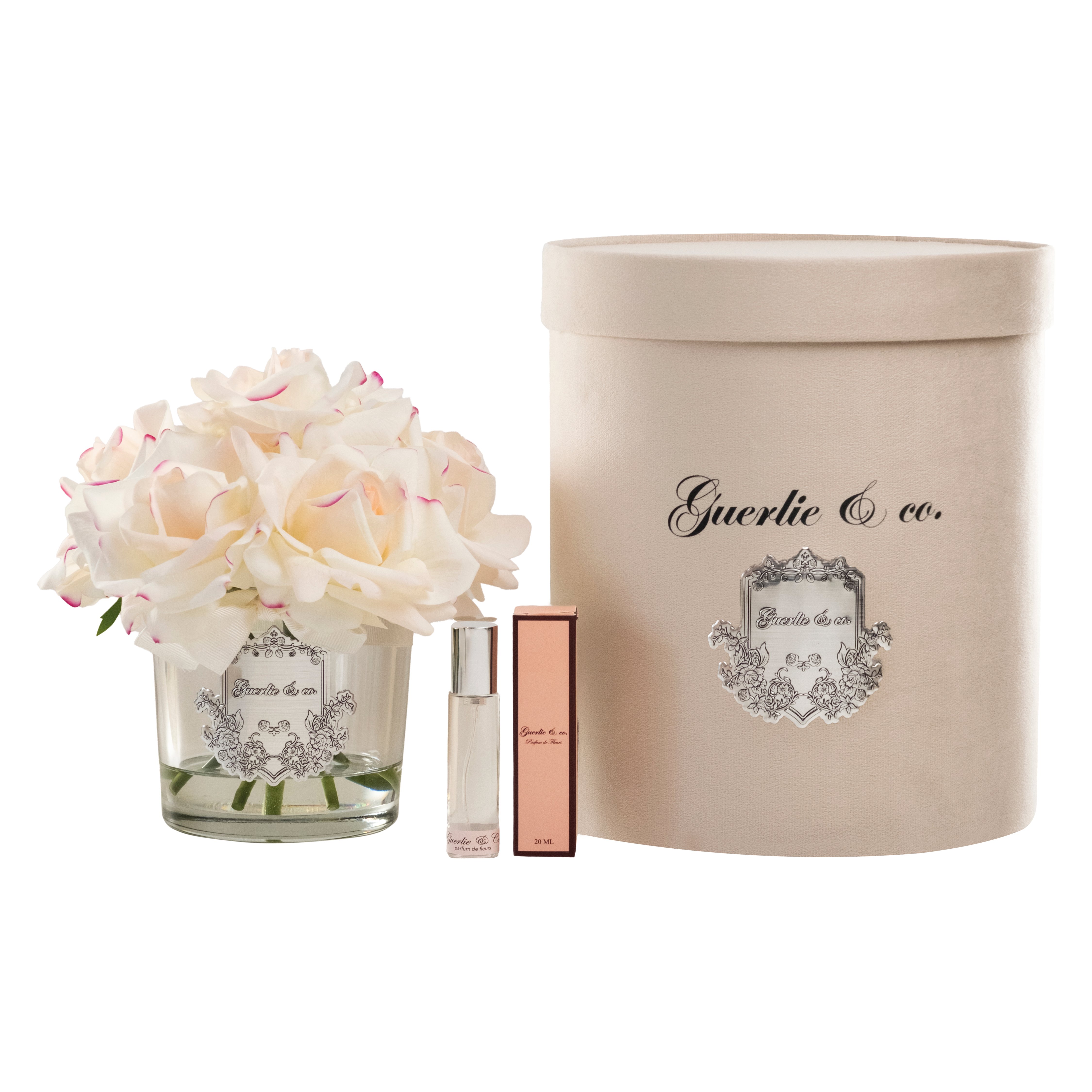 Guerlie&co. Krem Pembe 7 Gül Gümüş