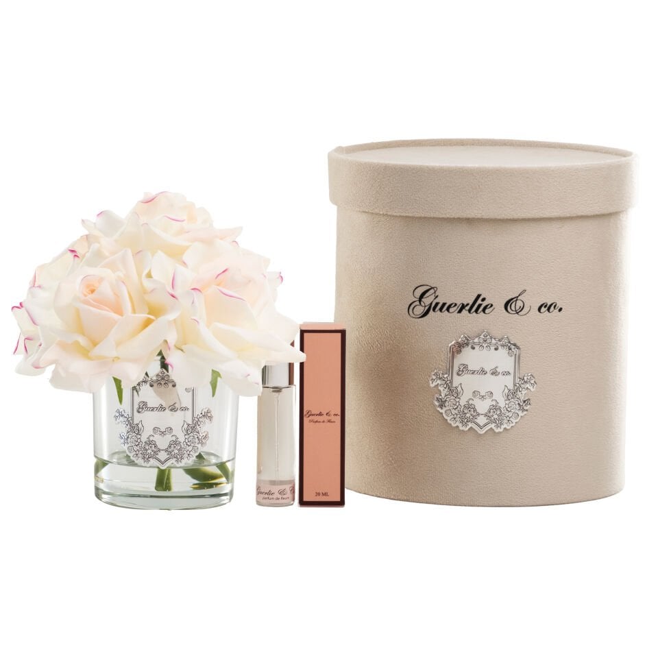 Guerlie&co. Krem Pembe 5 Gül Gümüş