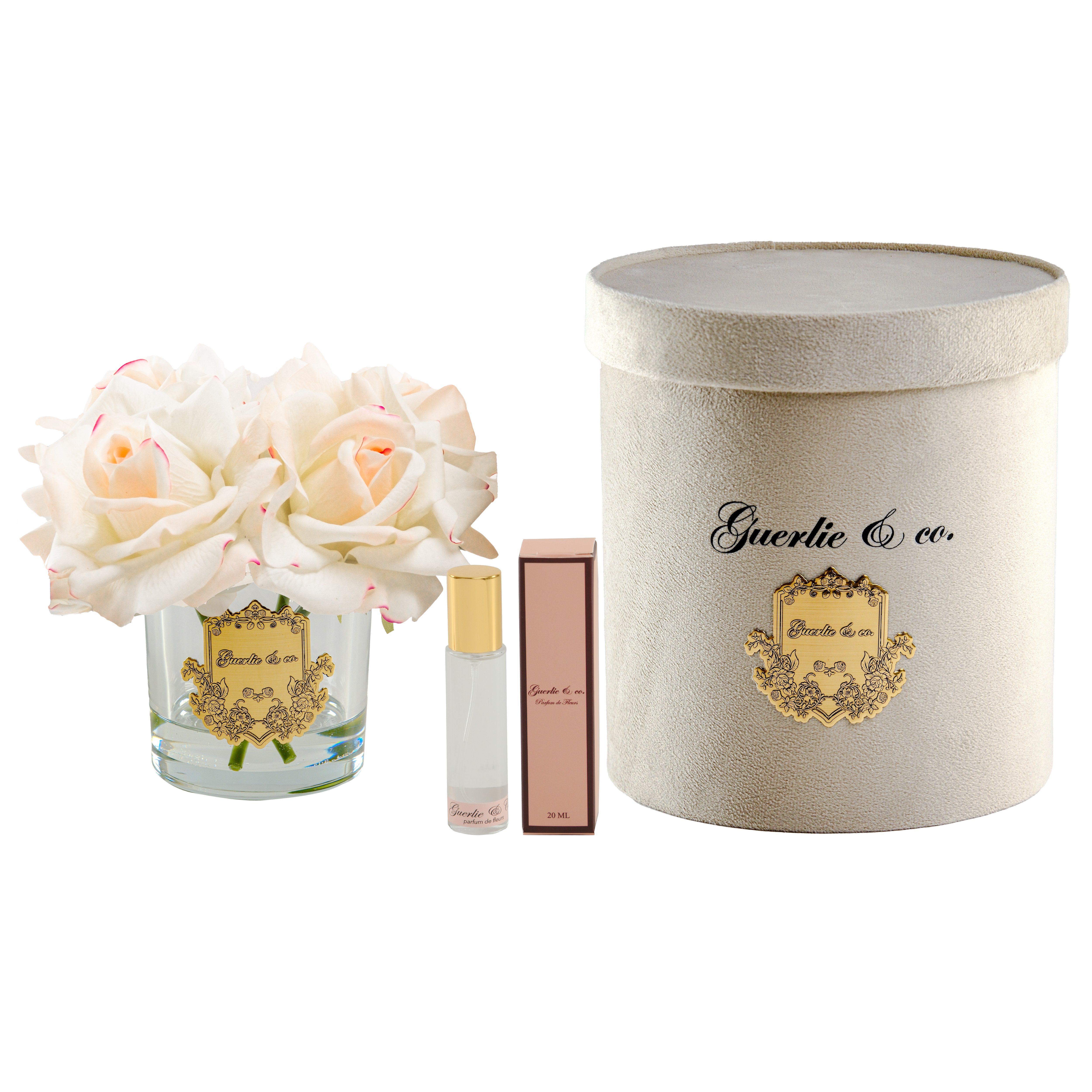 Guerlie&co. Krem Pembe 4 Gül Gold