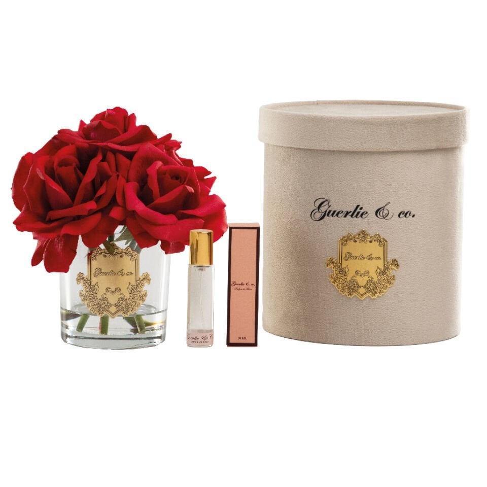 Guerlie&co. Kırmızı 5 Gül Gold