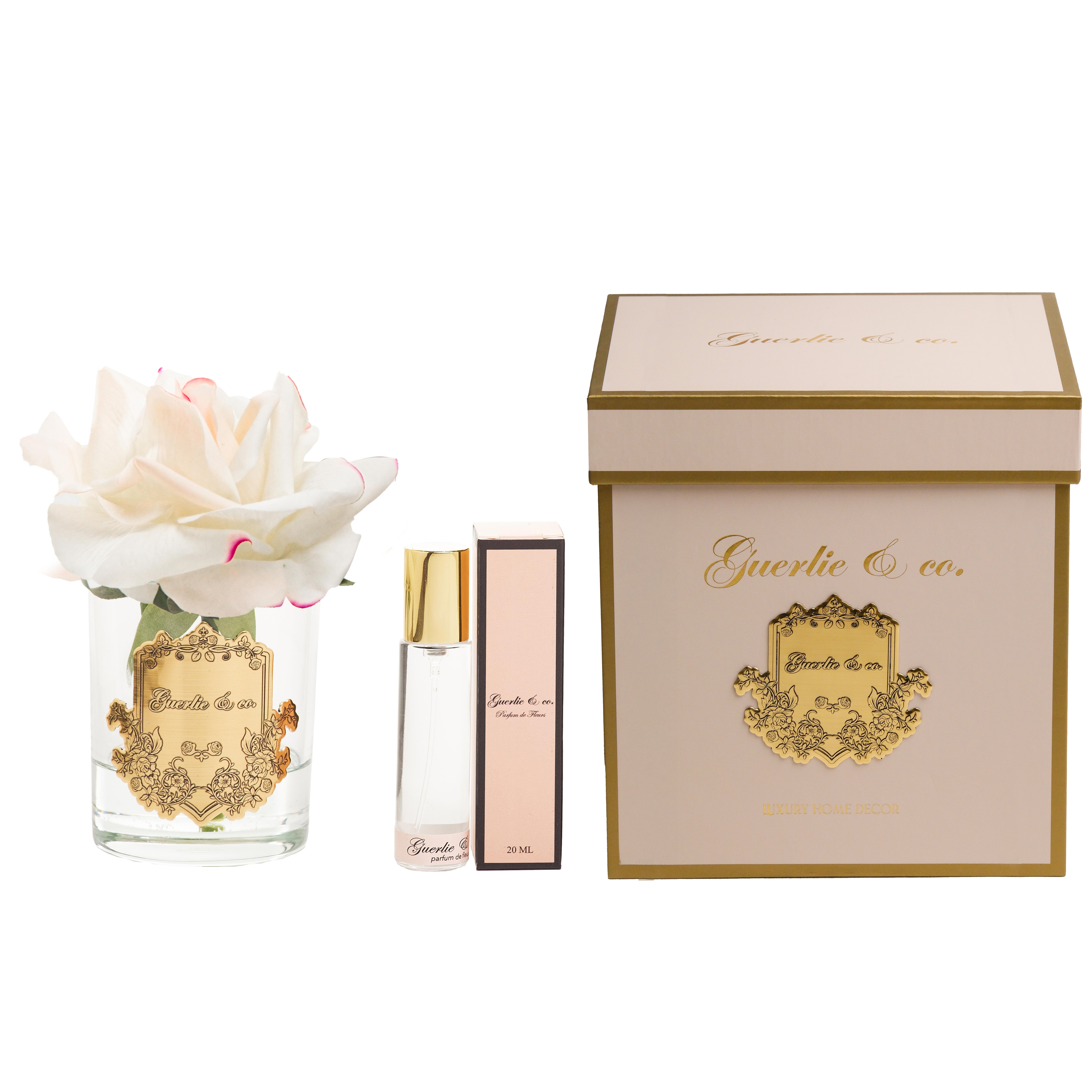 Guerlie&co. Cream Pink Single Rose Gold
