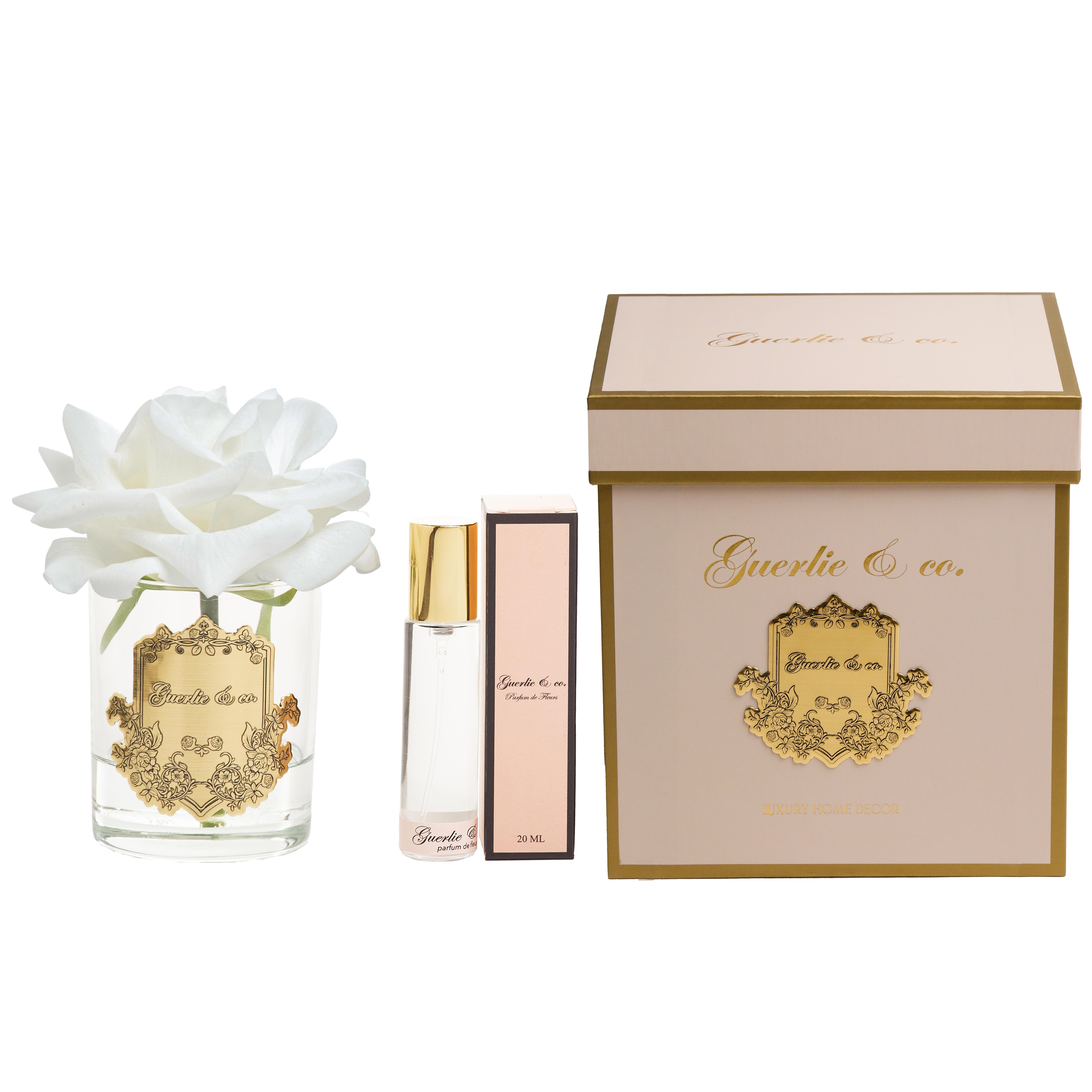 Guerlie&co. Beyaz Tek Gül Gold