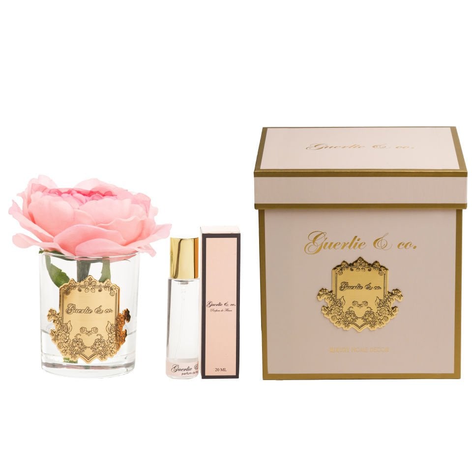 Guerlie&co. Pink Single Peony Gold