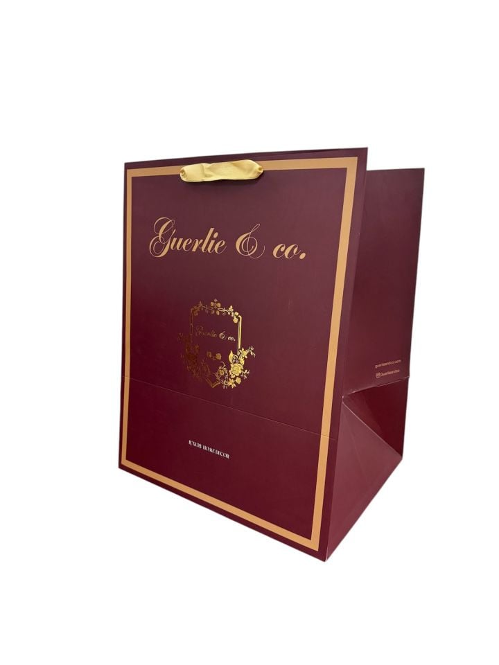 Guerlie&co. Büyük Boy Hediye Taşıma Karton Çanta
