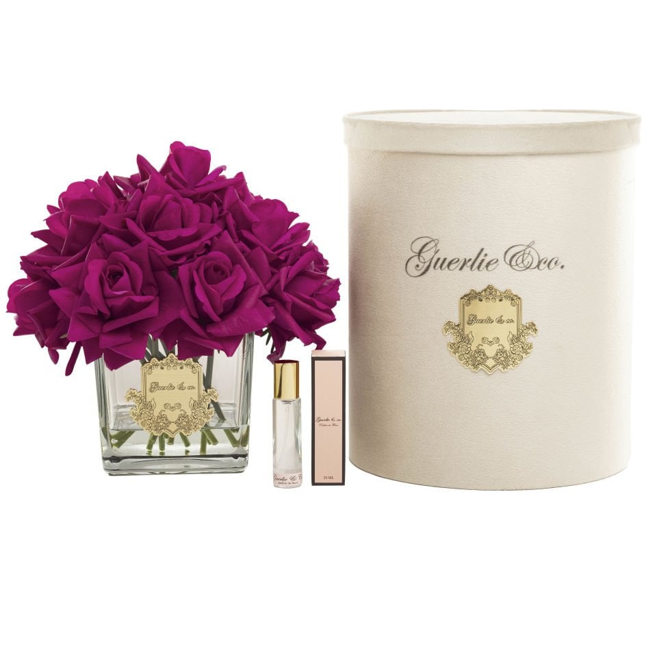 Guerlie&co. Bordo 15 Gül Kare Cam Gold