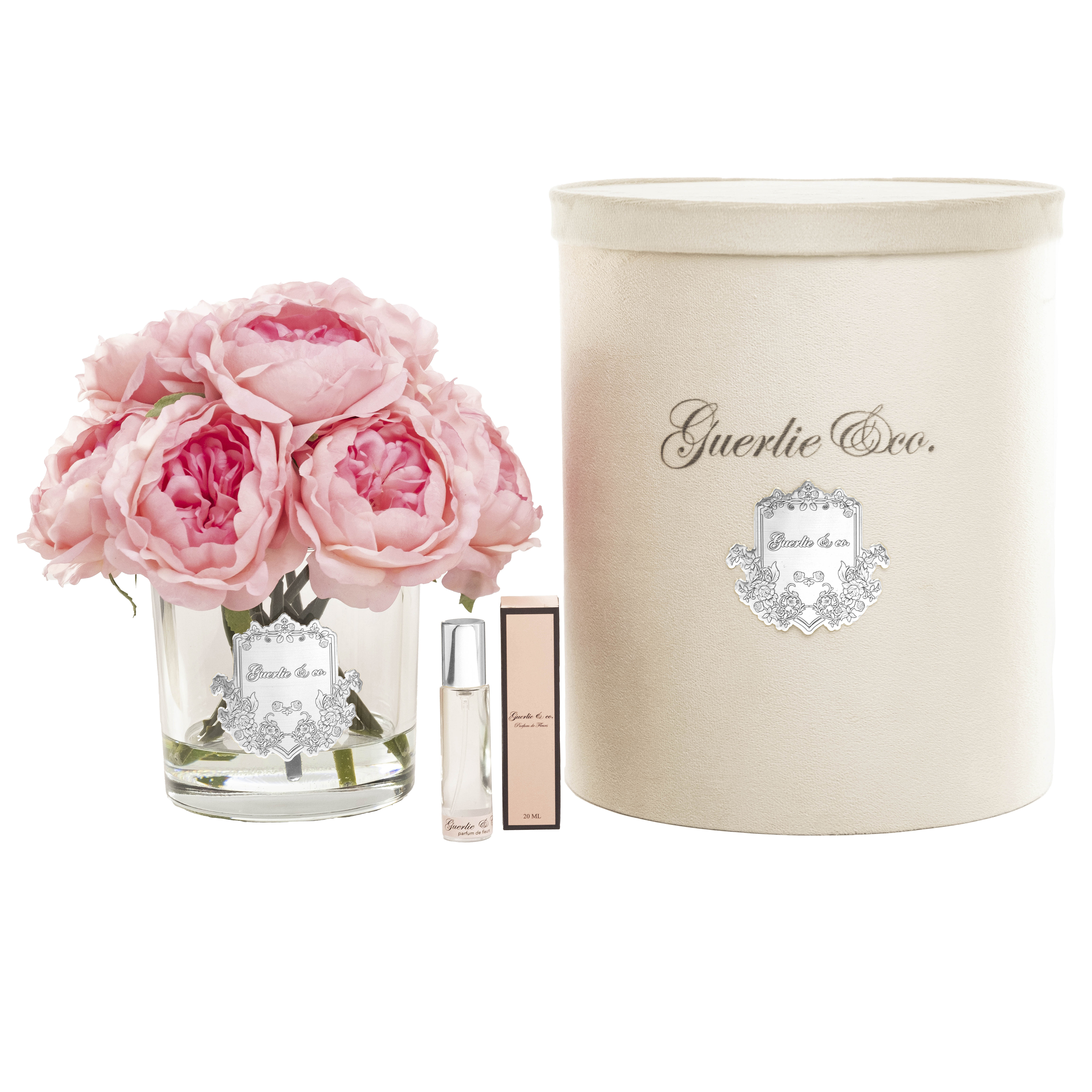 Guerlie&co. Pembe 10 lu Şakayık Gümüş