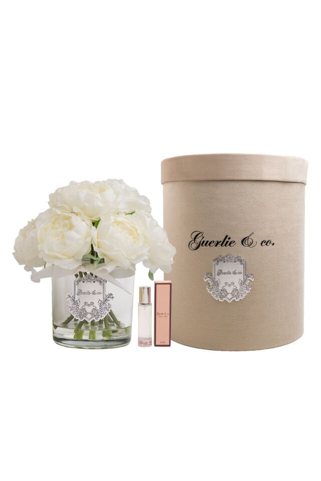 Guerlie&co. Cream 10-pack Peony Silver