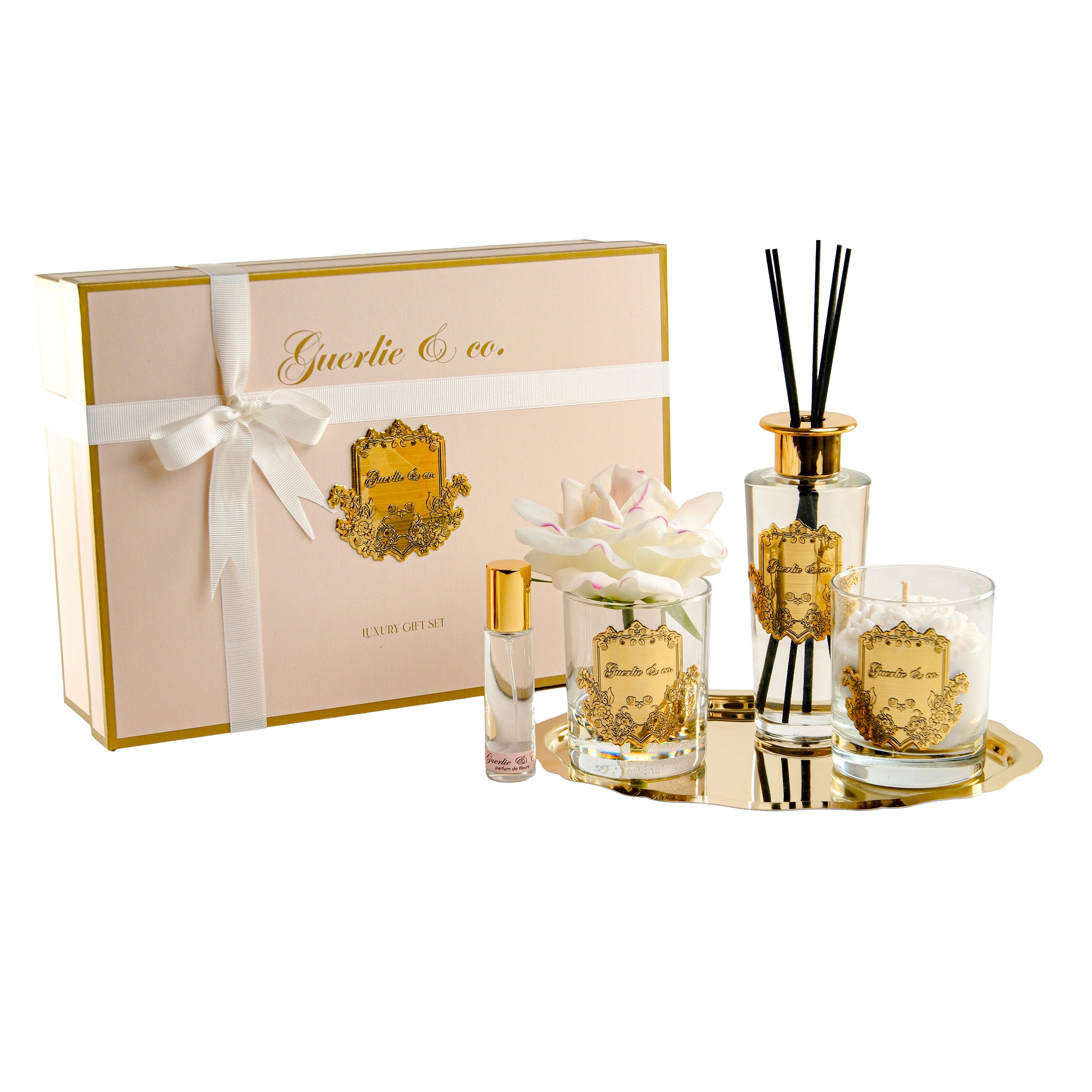 Guerlie&co. Luxury Gold Set Krem Gül