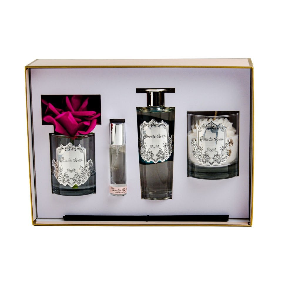 Guerlie&co. Luxury Silver Set Bordo Gül