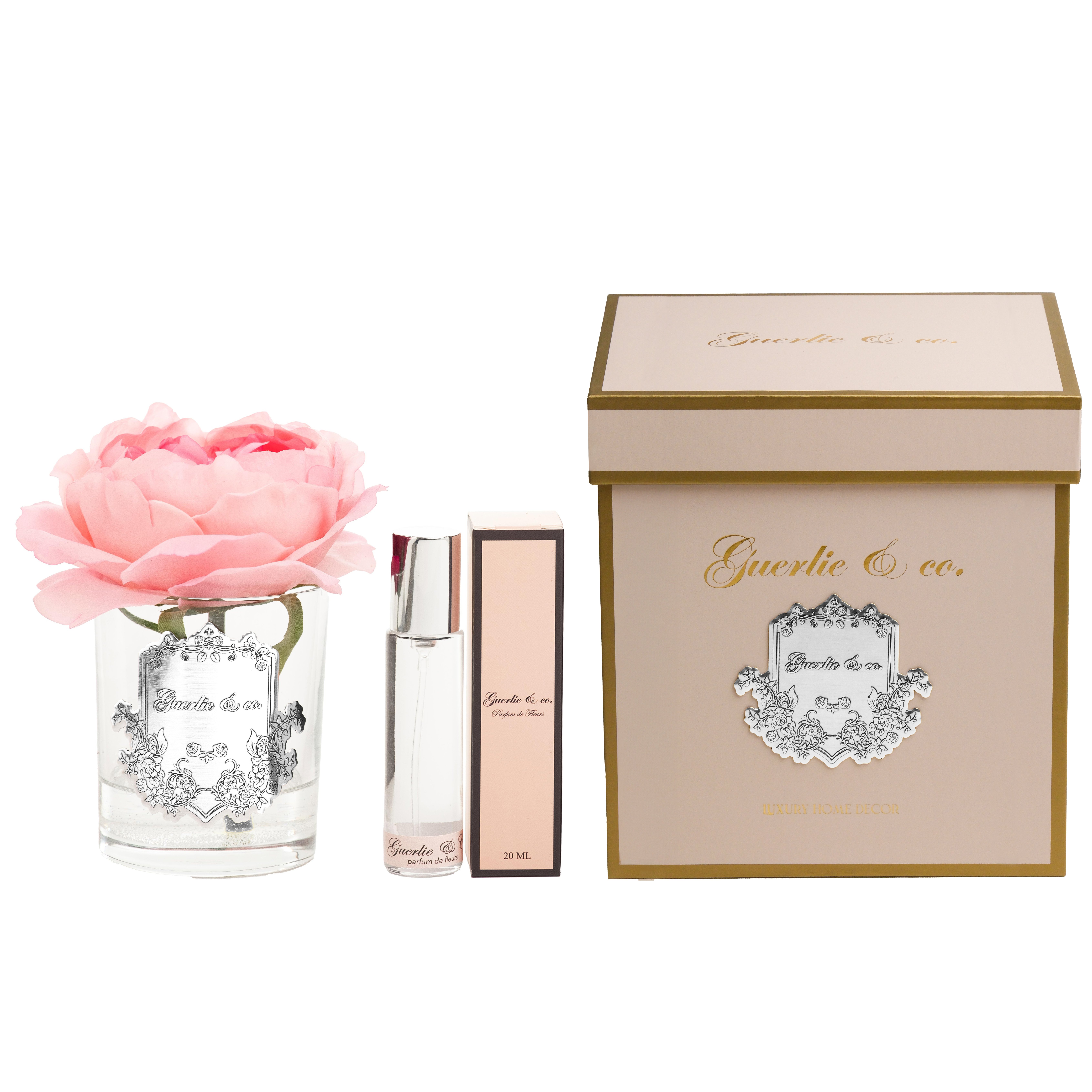 Guerlie&co. Pembe Tek Şakayık Gümüş