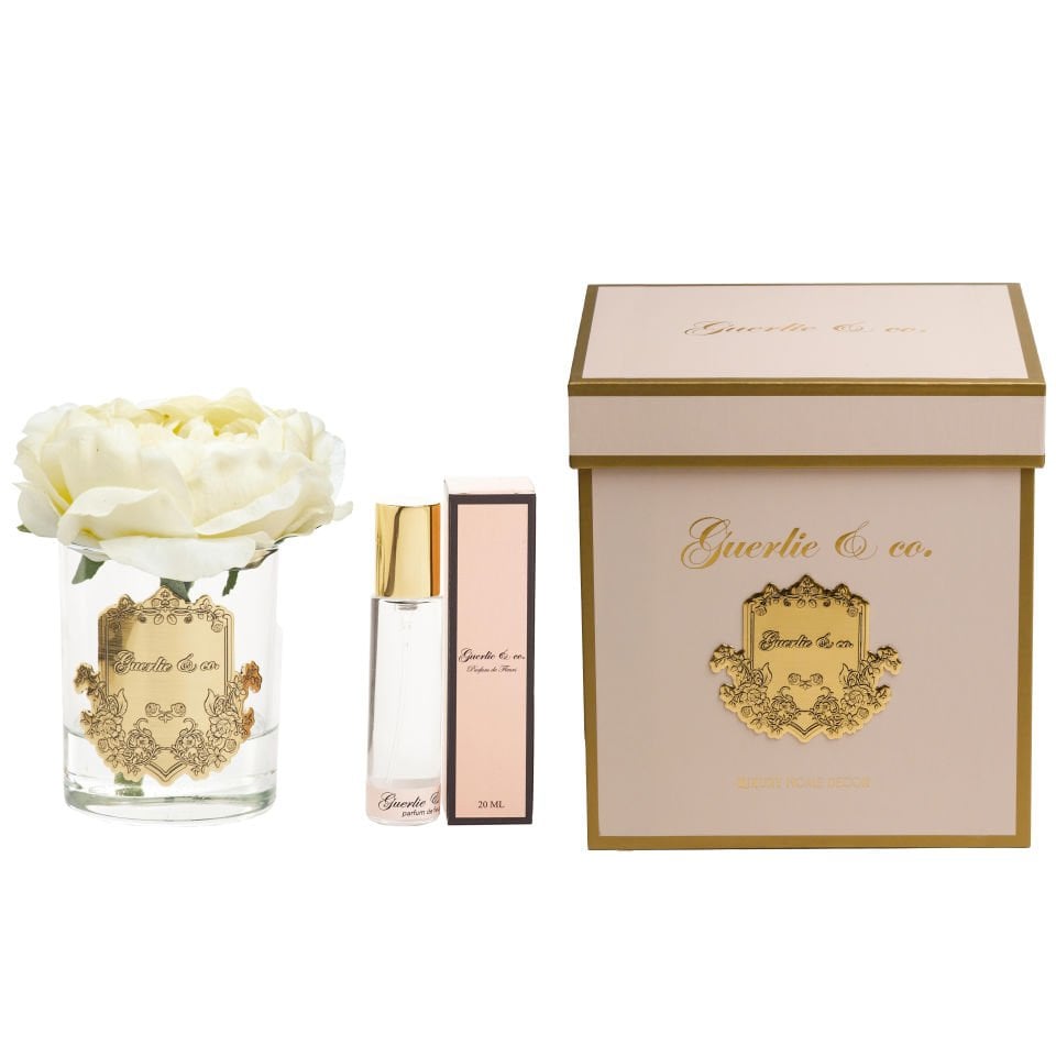 Guerlie&co. Cream Single Peony Gold