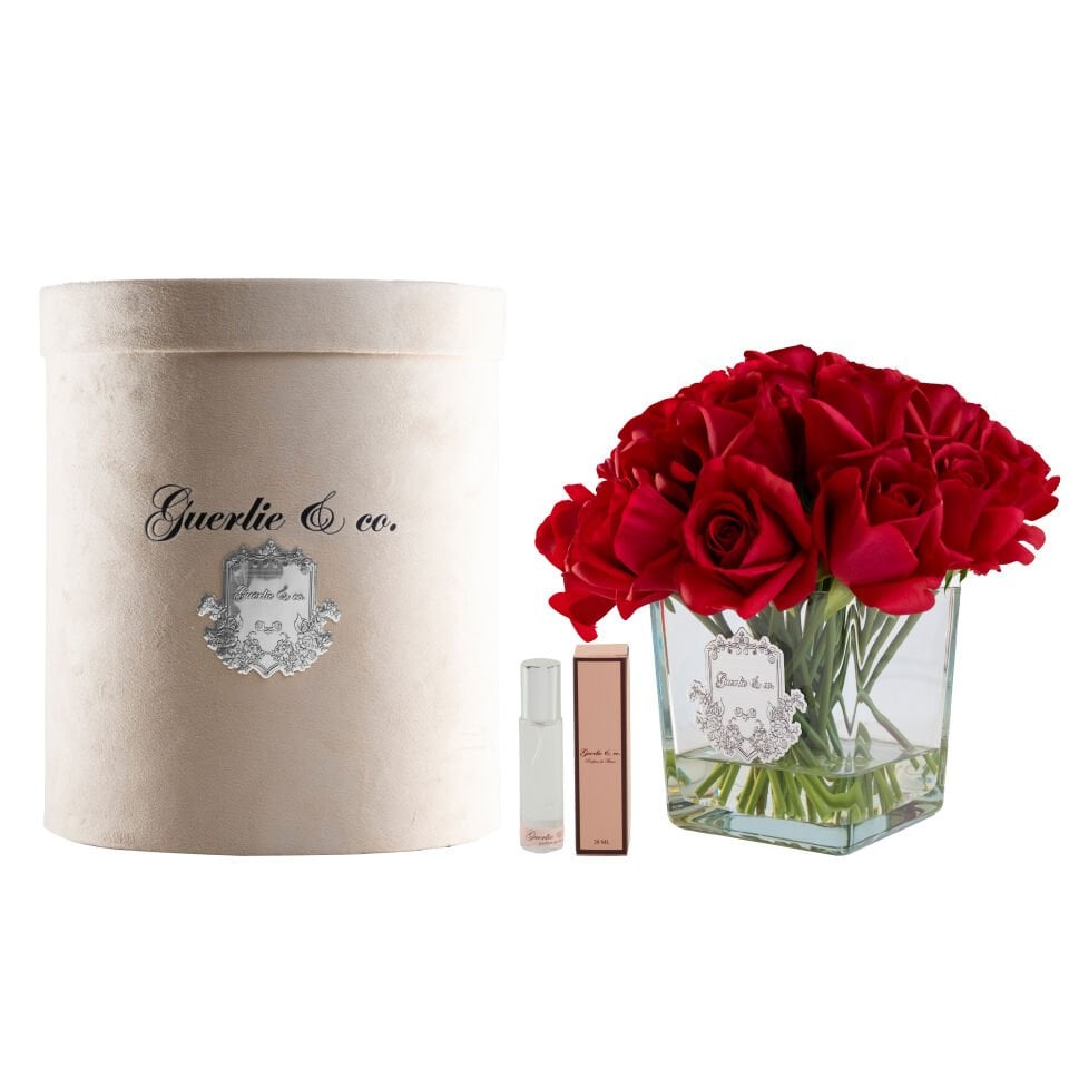 Guerlie&co. 30 Gül Tomurcuk Kırmızı Gümüş