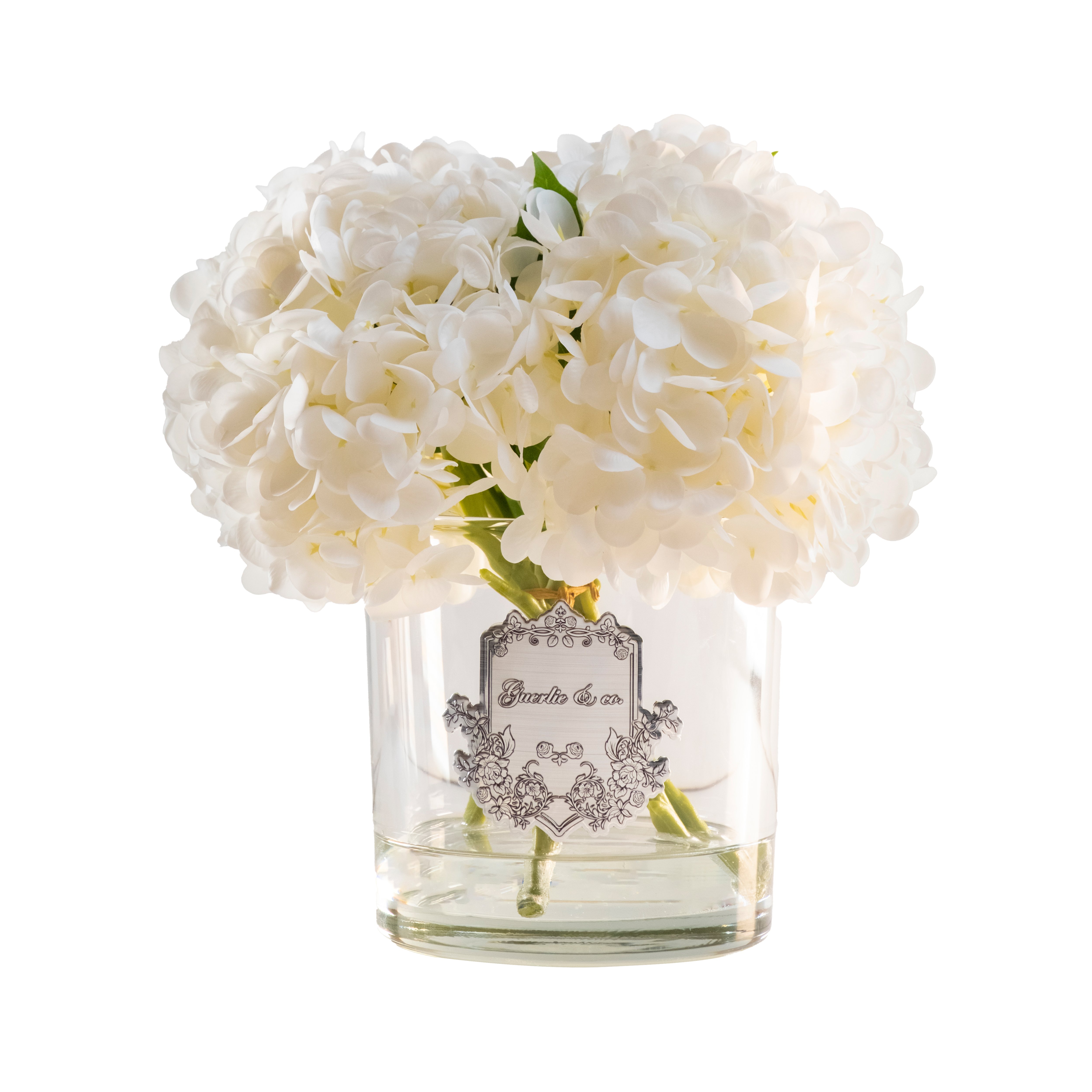 Guerlie&co. Beyaz Ortanca Gümüş