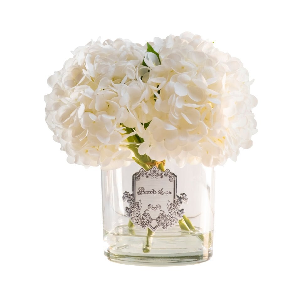 Guerlie&co. Beyaz Ortanca Gümüş