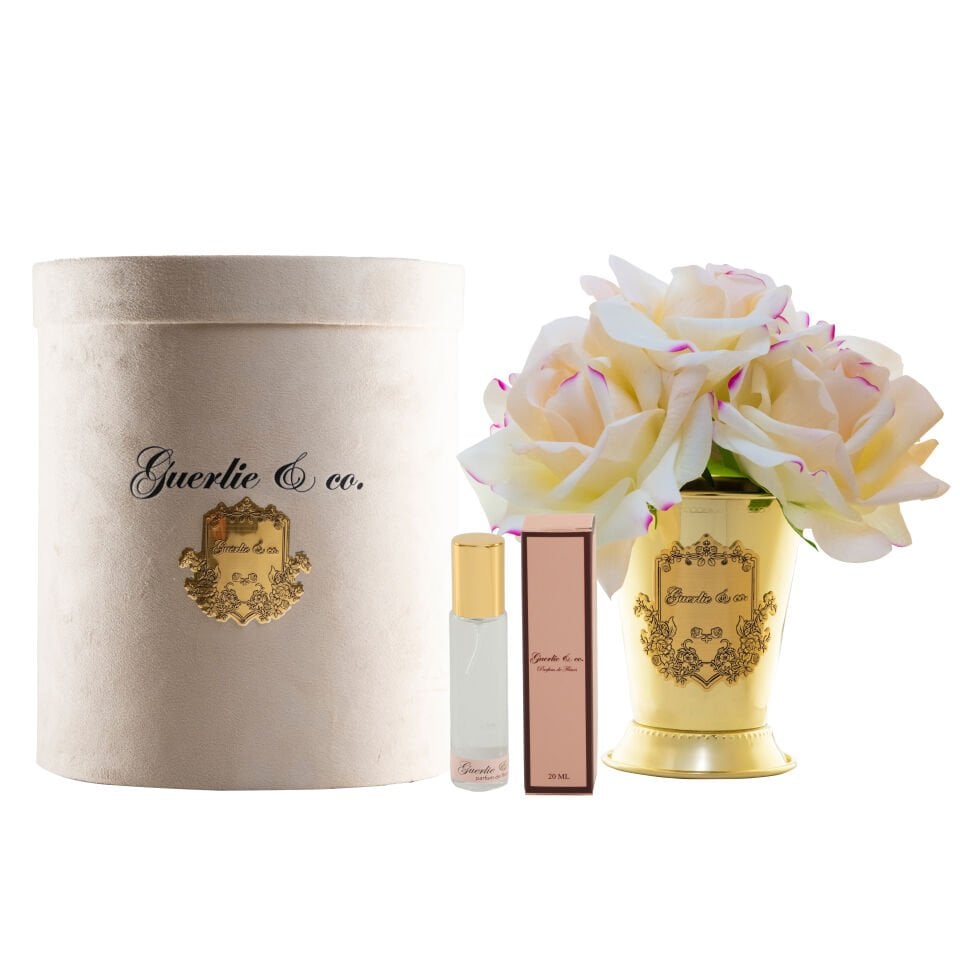 Guerlie&co. Krem pembe 5 Gül Gold