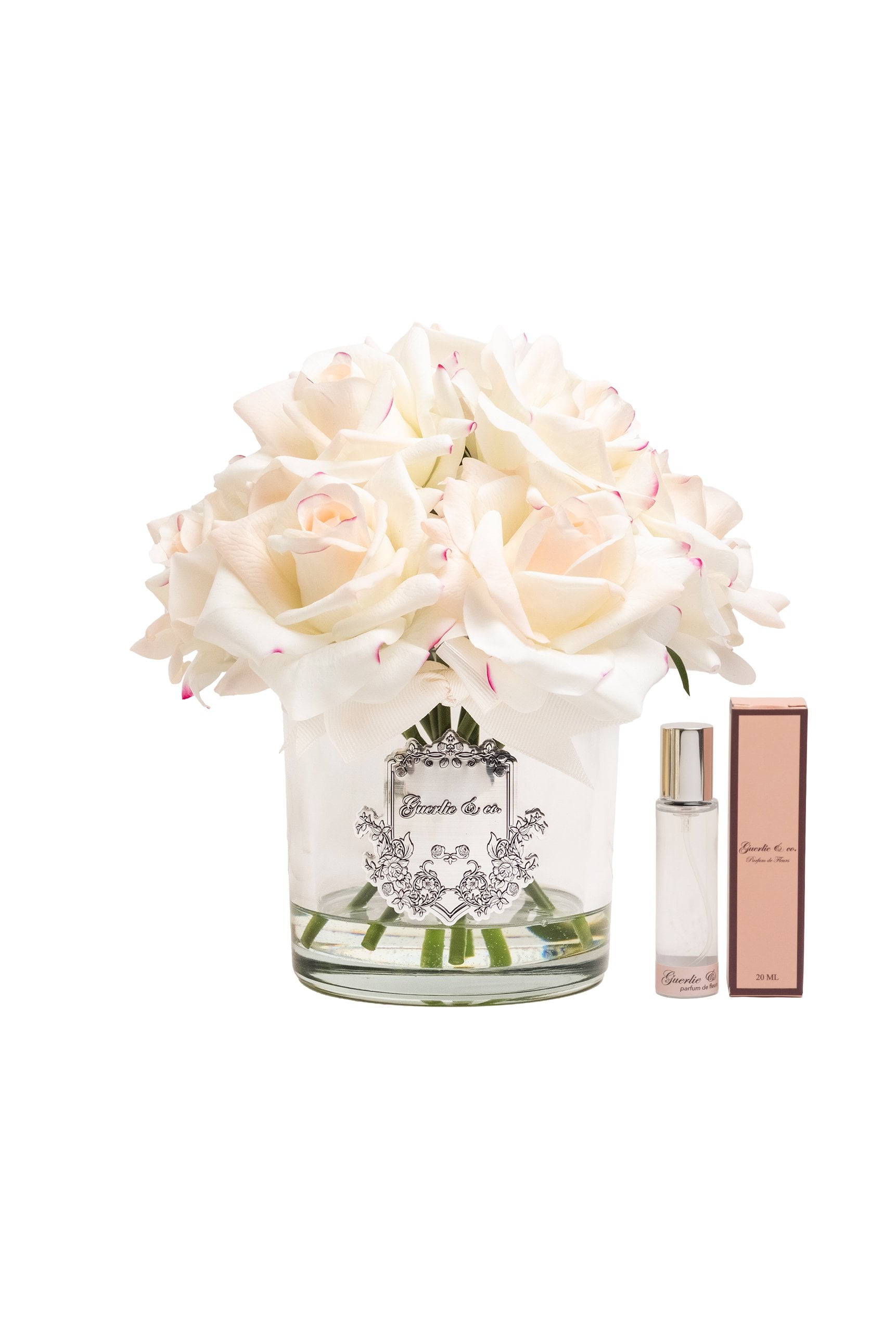 Guerlie&co. Krem Pembe 10 Gül Gümüş