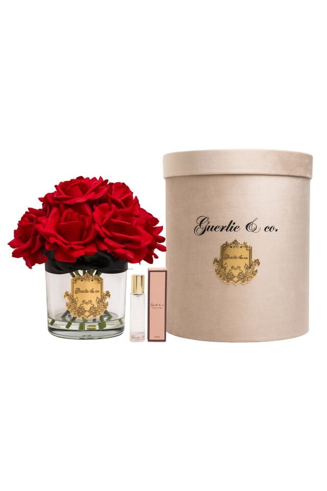 Guerlie&co. Kırmızı 10 Gül Gold