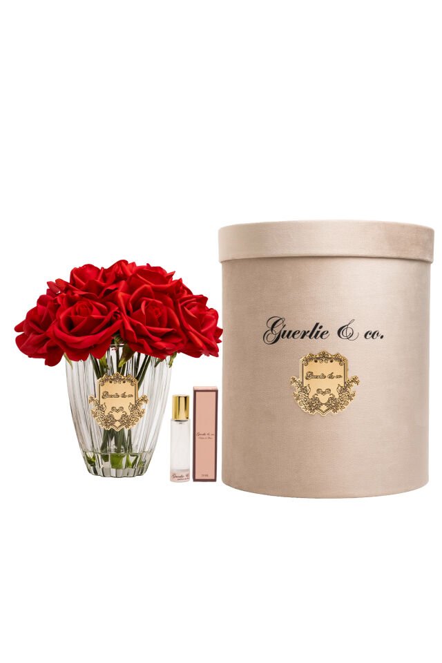 Guerlie&co. Kırmızı 11 Gül Gold