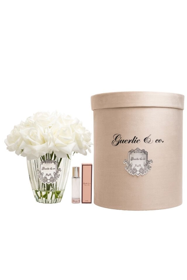 Guerlie&co. Beyaz 11 Gül Gümüş