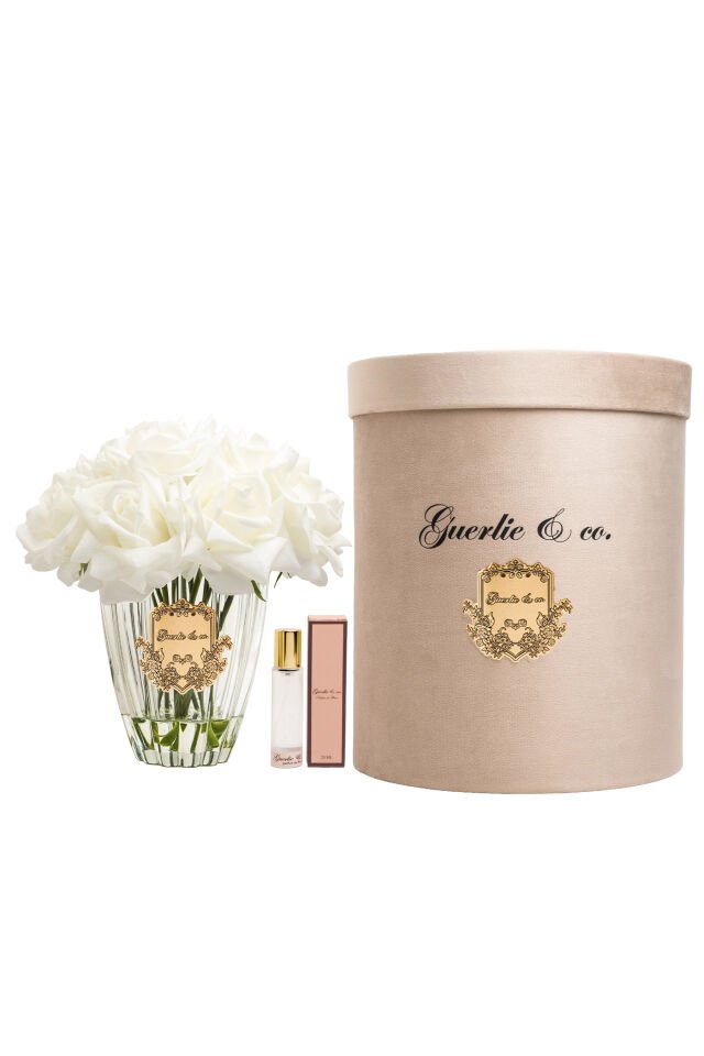 Guerlie&co. Beyaz 11 Gül Gold