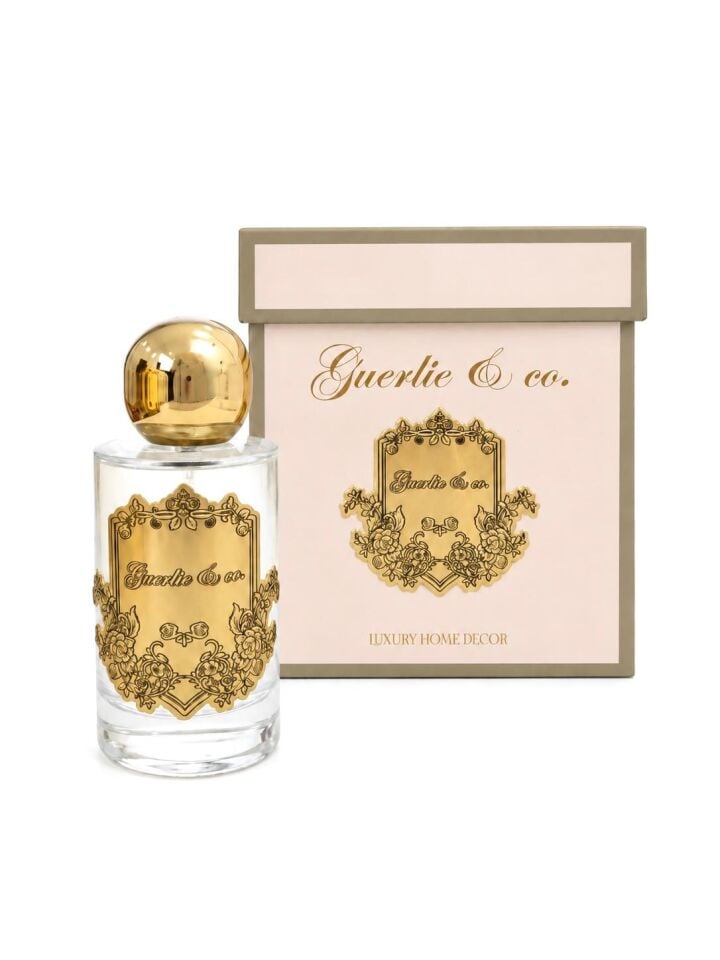 Guerlie&co. Çiçek ve Oda Parfümü 100 ml Gold Yuvarlak Kapak