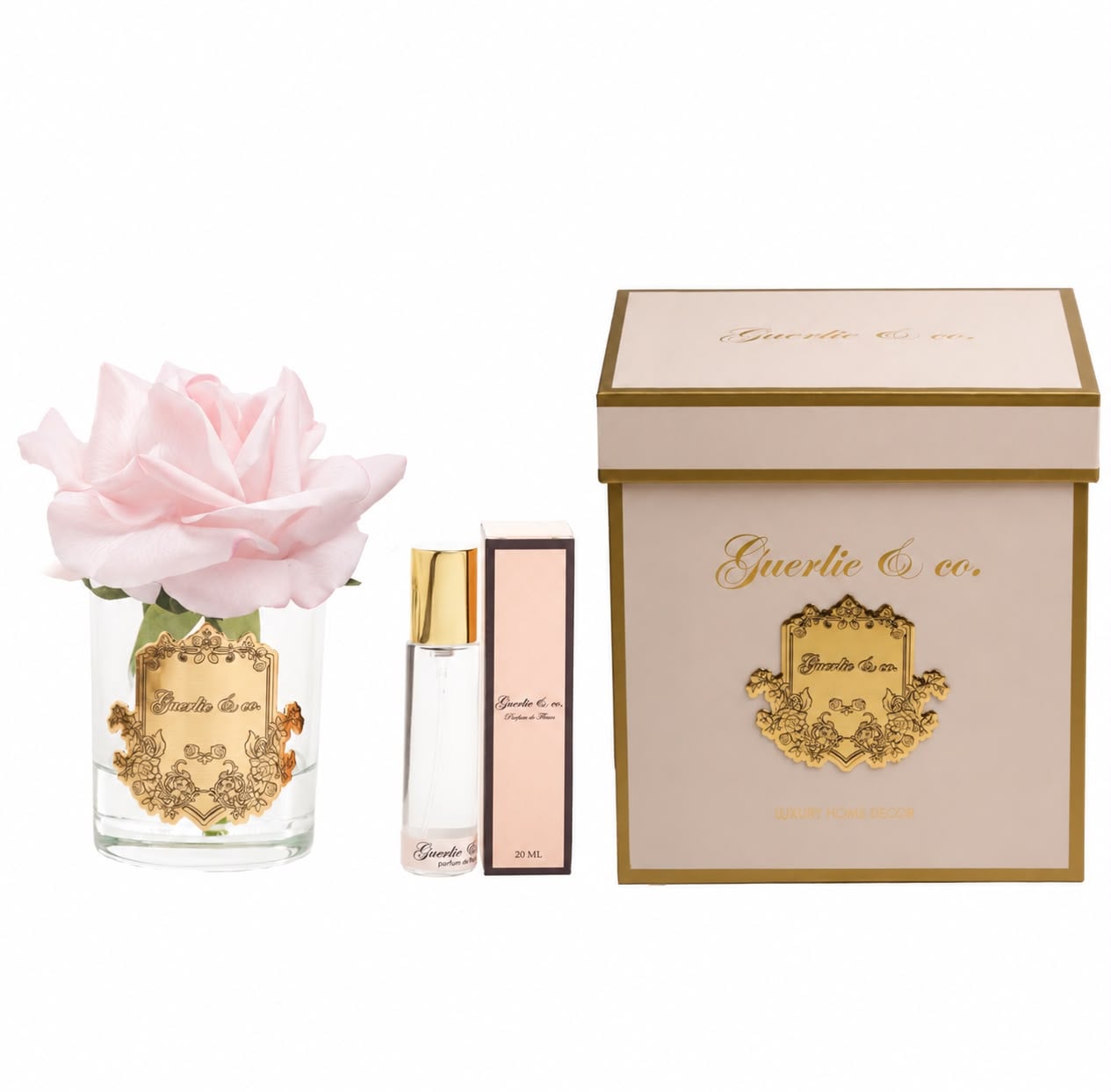 Guerlie&co. Soft Pembe Tek Gül Gold