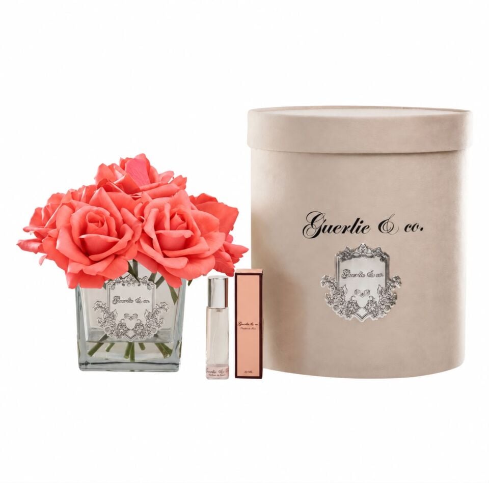 Guerlie&co. Somon 7 Gül Kare Cam Gümüş